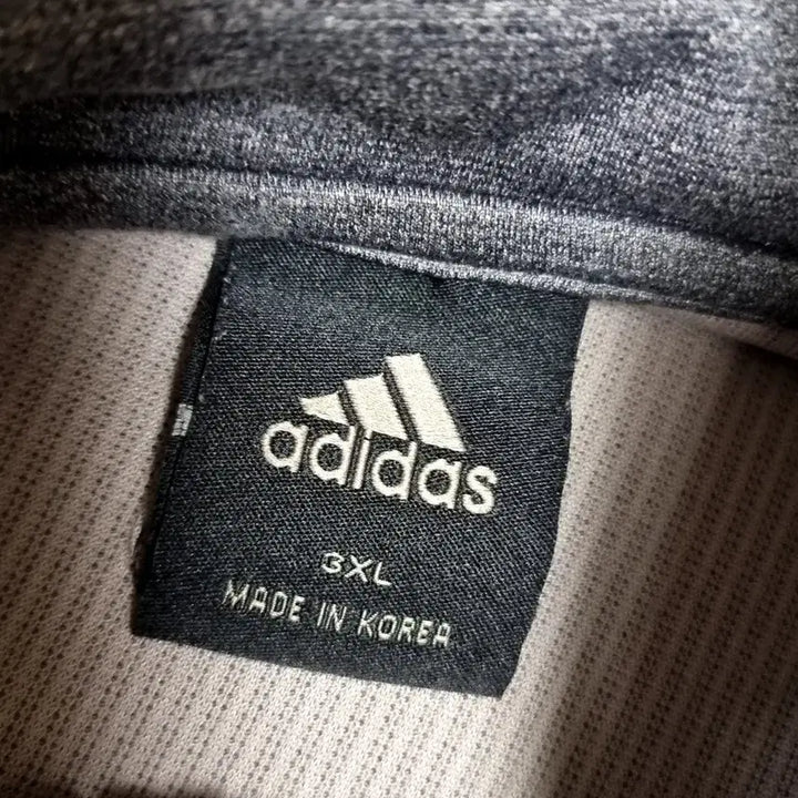 [BUNJANG] Adidas Gray Black Three-Stripe Track Top / 빈티지 아디다스 그레이 블랙 삼선 트랙탑(105)