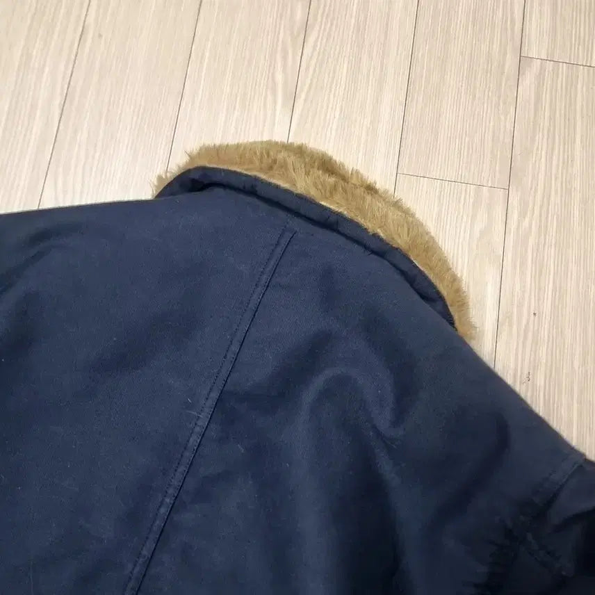 [BUNJANG] Espionage N1 Deck Jacket Navy (Size L) / 에스피오나지 N1 덱 자켓 네이비 퍼 카라(L)