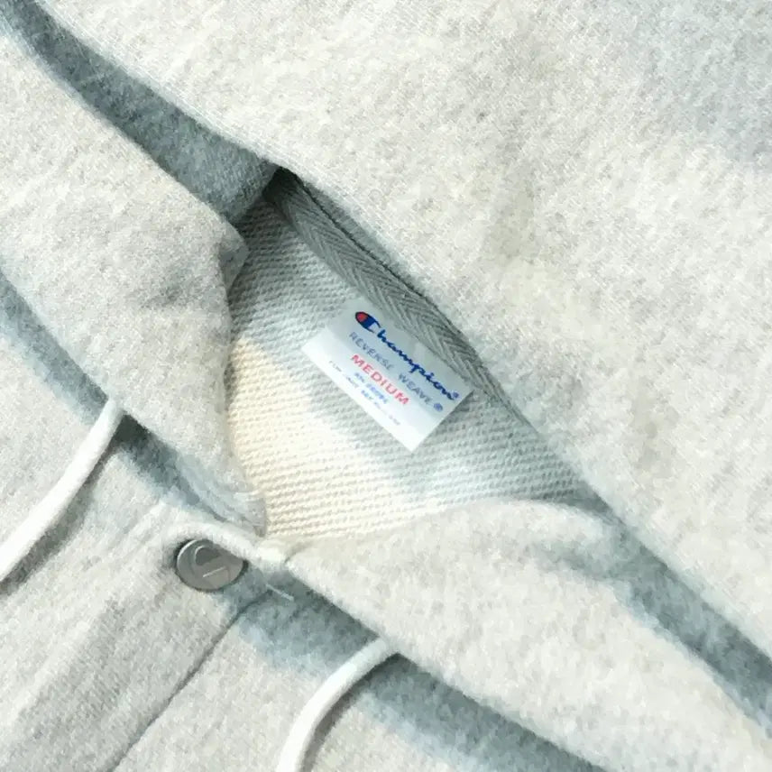 [BUNJANG] Champion Reverse Weave Gray Stadium Hoodie Jacket / 챔피온 리버스위브 그레이 스타디움 후드 자켓 남성 102 여성 프리사이즈