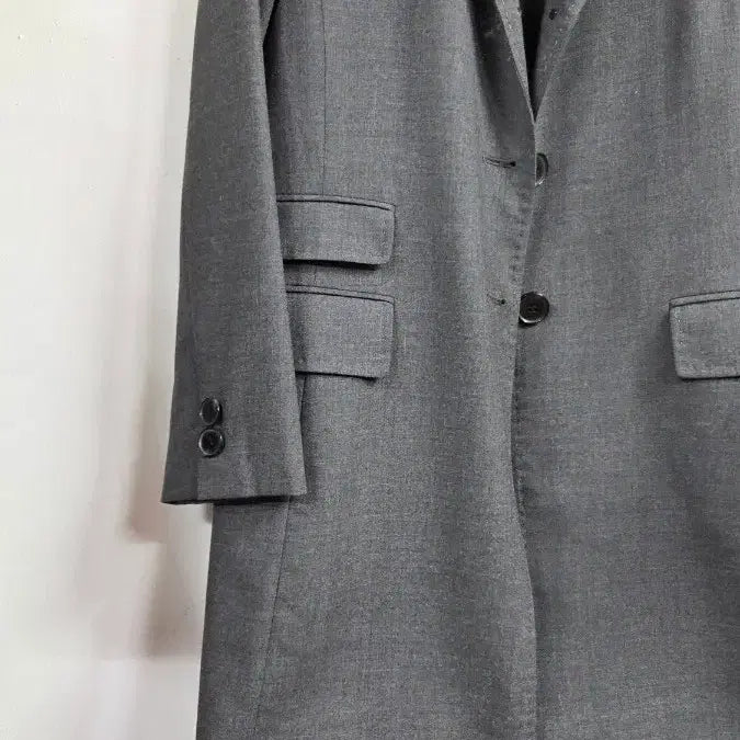 [BUNJANG] ATTENTIONROW Gray Wool Coat / ATTENTIONROW 회색 모직 코트