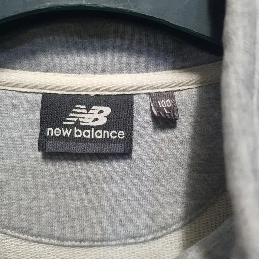 [BUNJANG] New Balance Men's Half-Zip Sweatshirt Gray L / 뉴발란스 남성 반집업 맨투맨 그레이 L