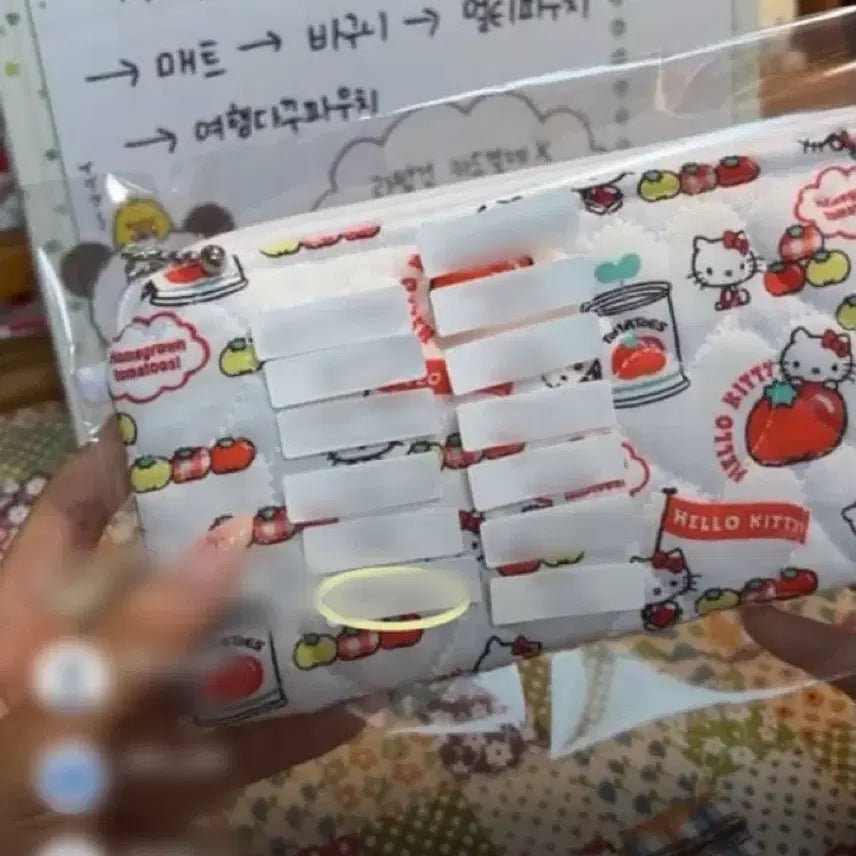 [BUNJANG] Zzang E Market Kitty Long Wallet / 쟁잉마켓 키티 장지갑 새상품