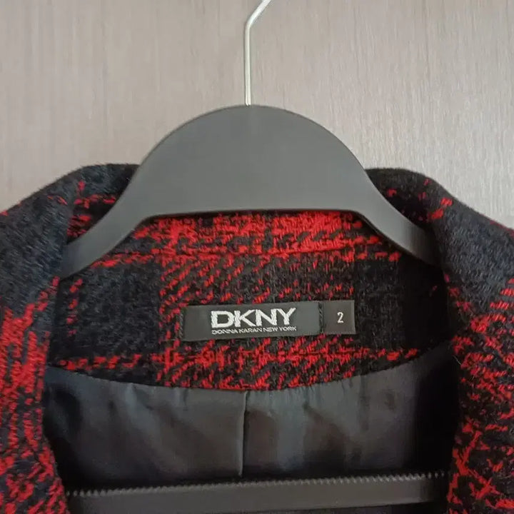 [BUNJANG] DKNY Tweed Jacket - Checkered 44 / 2회착용 DKNY 체크 울 트위드자켓 44