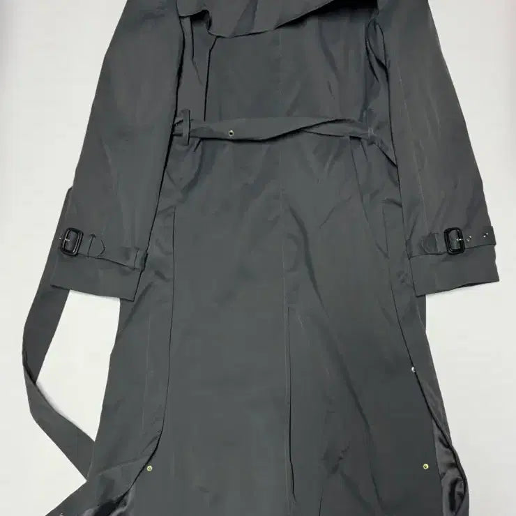 [BUNJANG] Vintage Trench Coat - Khaki / 여성 마리마켓 프리미엄 라벨 벨티드 트렌치 코트 빈티지 카키