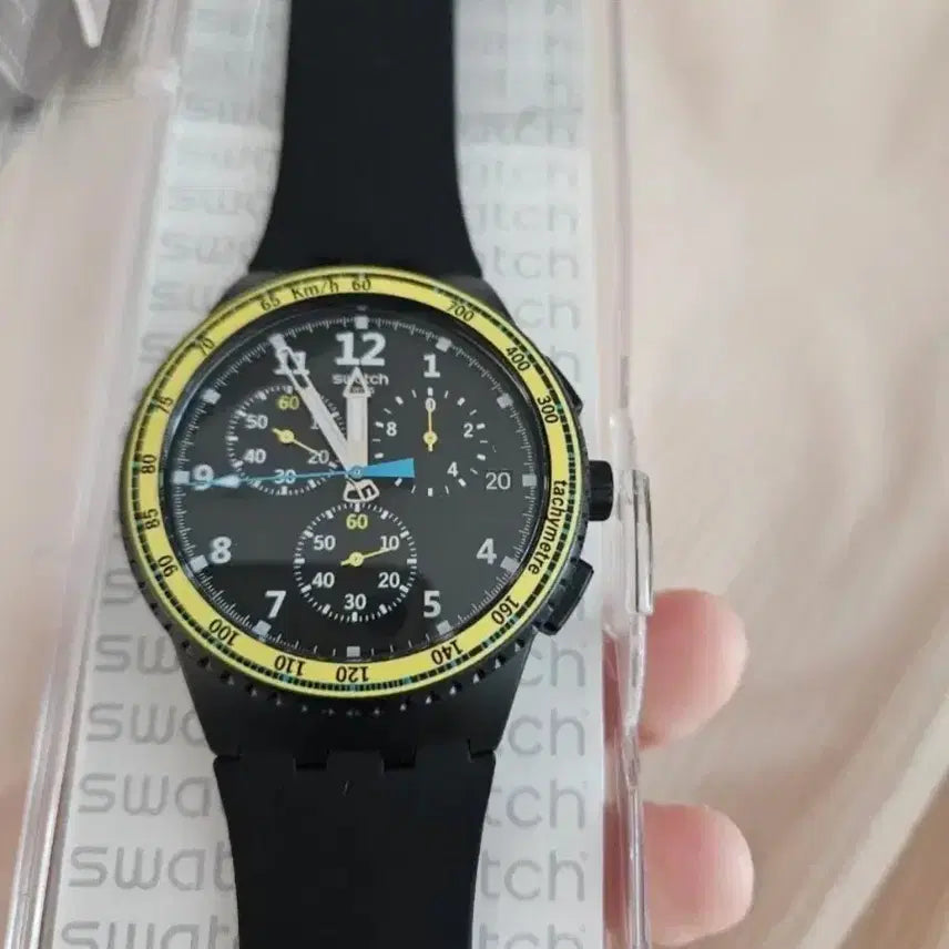 [BUNJANG] Swatch Chrono Chronograph Quartz Watch / 스와치 크로노 크로노그래프 쿼츠 시계 미사용 새상품 마지막 가격