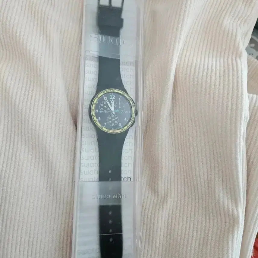 [BUNJANG] Swatch Chrono Chronograph Quartz Watch / 스와치 크로노 크로노그래프 쿼츠 시계 미사용 새상품 마지막 가격