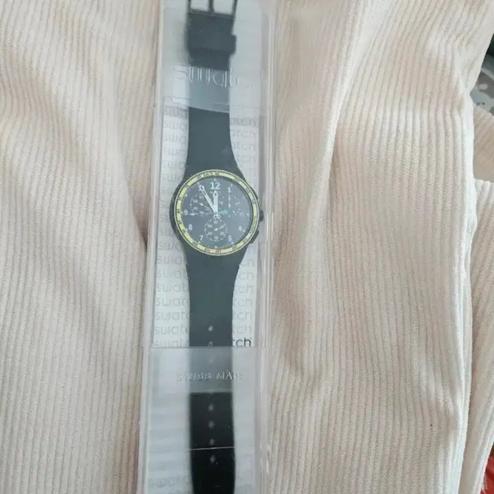 [BUNJANG] Swatch Chrono Chronograph Quartz Watch / 스와치 크로노 크로노그래프 쿼츠 시계 미사용 새상품 마지막 가격