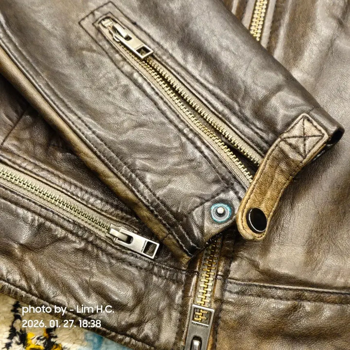 [BUNJANG] AllSaints Leather Biker Jacket (Medium) / 올세인츠 가죽 바이커 자켓 MEDIUM