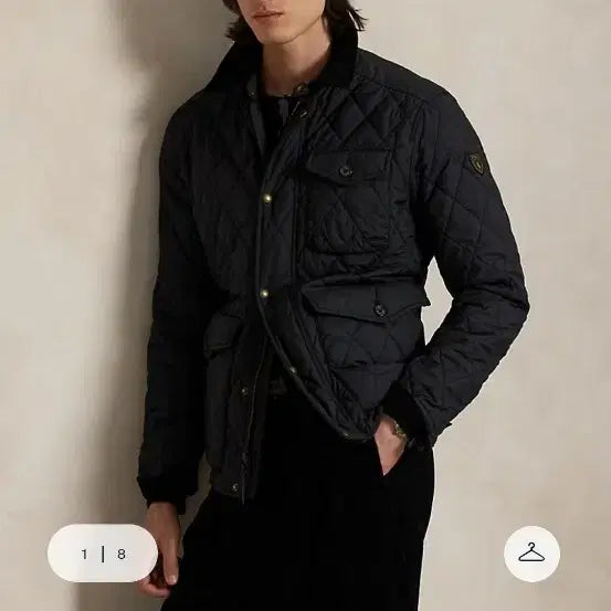 [BUNJANG] Polo Quilted Jacket (Size L) / 25년 백화점판 정품 폴로 퀼팅 자켓 L