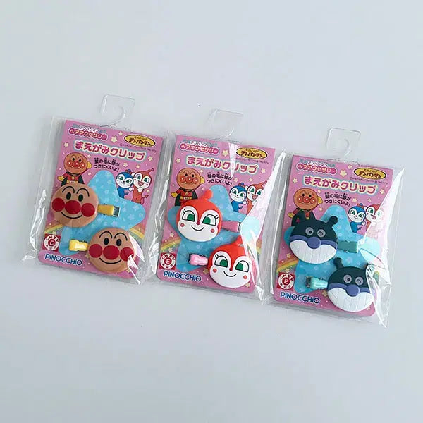 [BUNJANG] Anpanman Forehead Hairpin / [날아라호빵맨] 호빵맨 앞머리핀 (1매) 캐릭터삔 머리삔 헤어