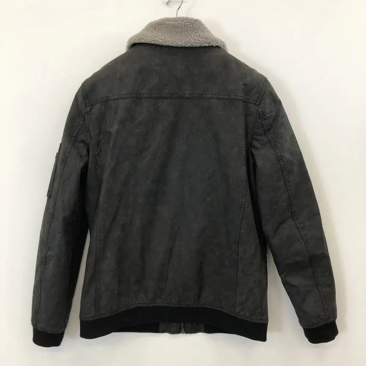 [BUNJANG] Panicale Italy Eco Leather Blouson Jacket / 빠니깔레 이태리 에코레더 블루종점퍼 95
