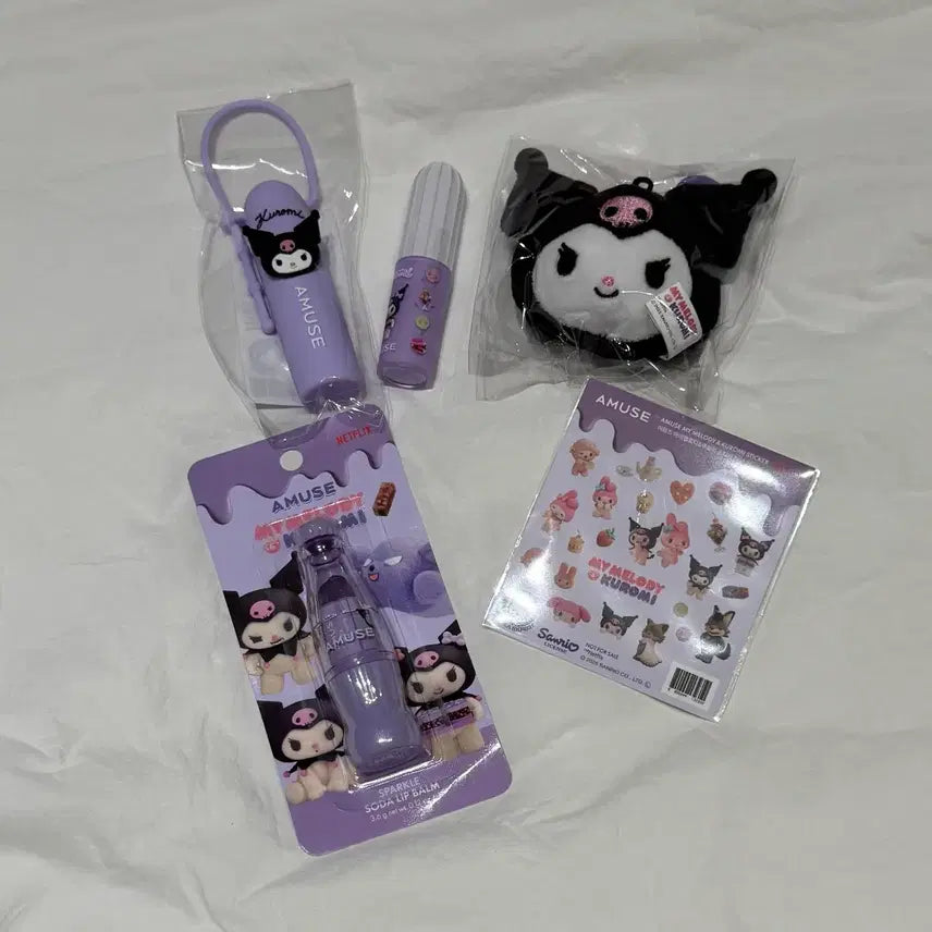 [BUNJANG] 어뮤즈 쿠로미 파우더 벨벳 틴트 소다 립밤 립앤치크 스티커 키링 / 어뮤즈 쿠로미 파우더 벨벳 틴트 소다 립밤 립앤치크 스티커 키링