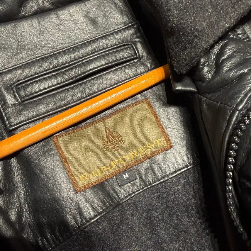 [BUNJANG] Rainforest Lambskin Car Coat M / 타임세일)레인포레스트 램스킨 카 코트 M 100 양가죽 자켓