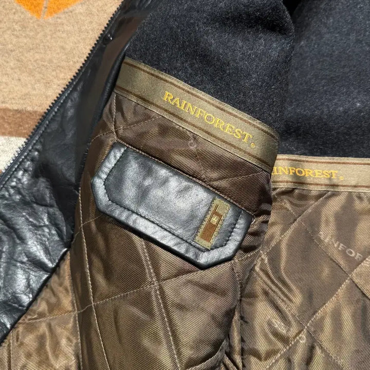 [BUNJANG] Rainforest Lambskin Car Coat M / 타임세일)레인포레스트 램스킨 카 코트 M 100 양가죽 자켓