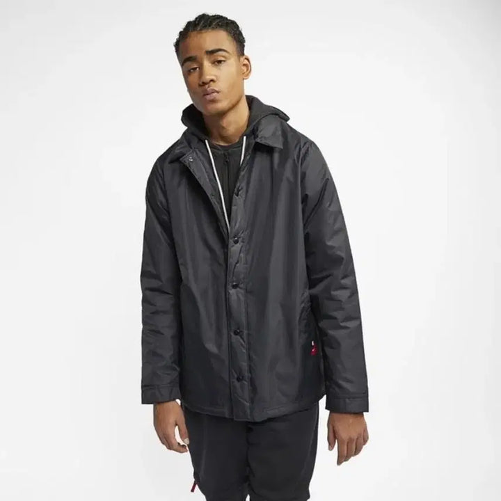 [BUNJANG] Nike Kyrie Protect Hooded Jacket Black / [L]나이키 카이리 프로텍트 후드자켓 블랙