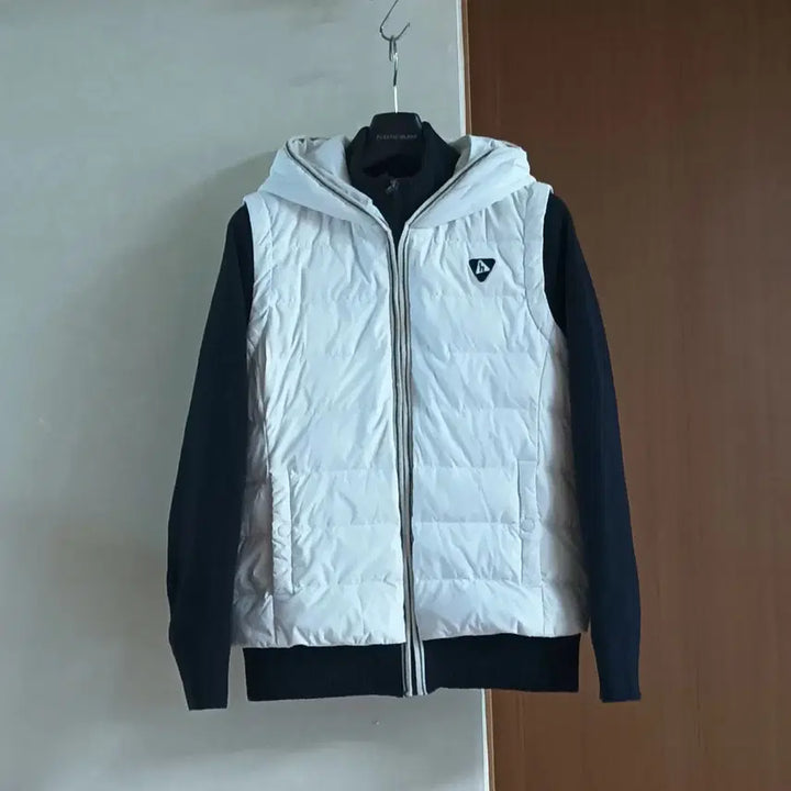 [BUNJANG] Hazzys Goose Down Hooded Padded Jacket / 헤지스 구스다운 후드 패딩90