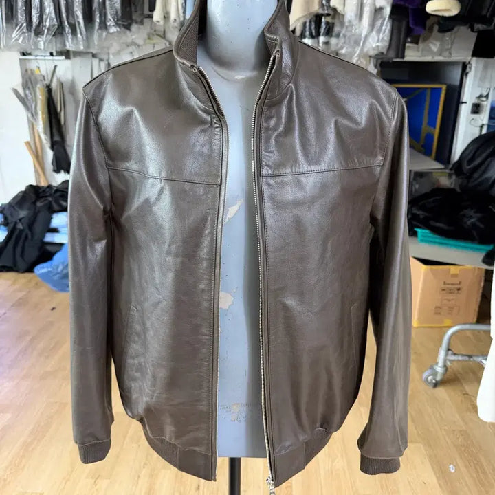 [SOLD OUT] (새상품) 100% 리얼레더 가죽자켓 M-2XL