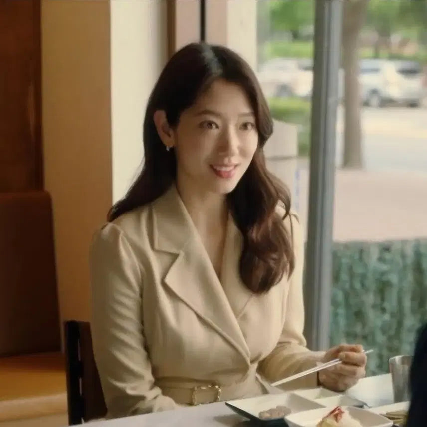 [BUNJANG] MOJO.S.PHINE Park Shin-hye Dress Beige / 모조에스핀 정장 원피스 박신혜 소개팅룩  23F 새상품 매장가