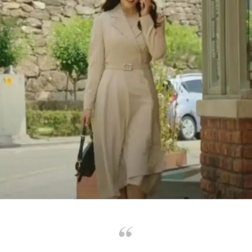 [BUNJANG] MOJO.S.PHINE Park Shin-hye Dress Beige / 모조에스핀 정장 원피스 박신혜 소개팅룩  23F 새상품 매장가