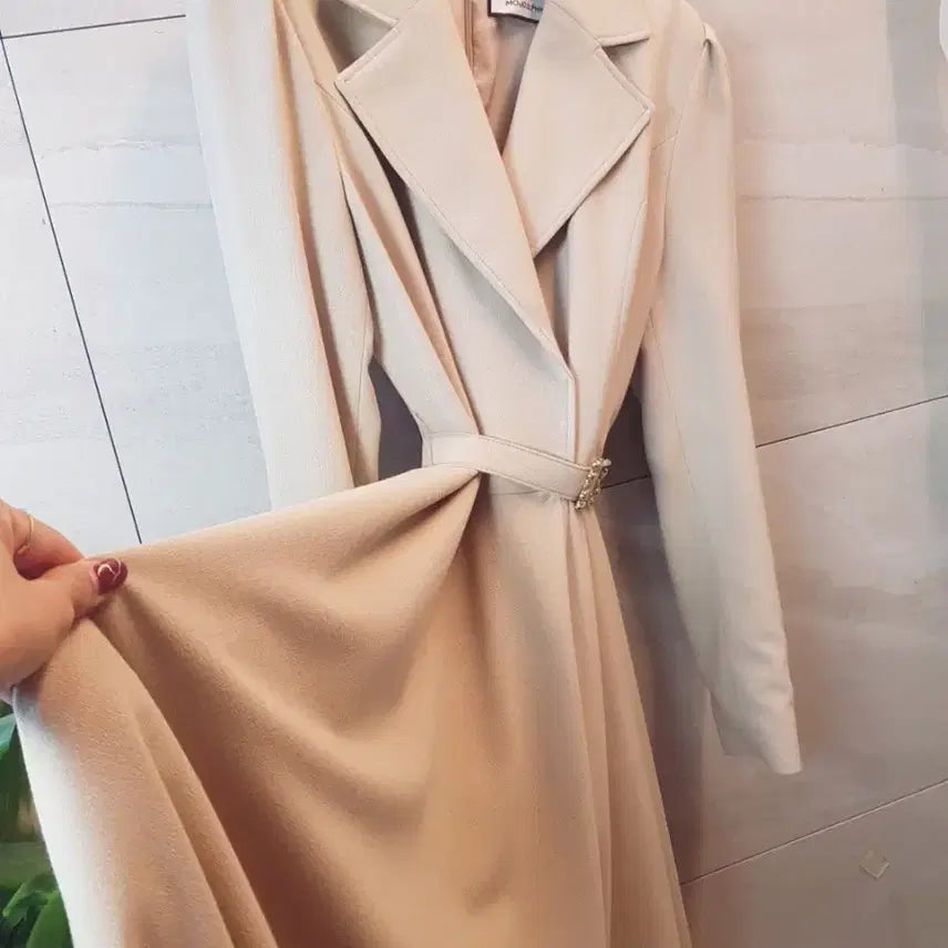 [BUNJANG] MOJO.S.PHINE Park Shin-hye Dress Beige / 모조에스핀 정장 원피스 박신혜 소개팅룩  23F 새상품 매장가