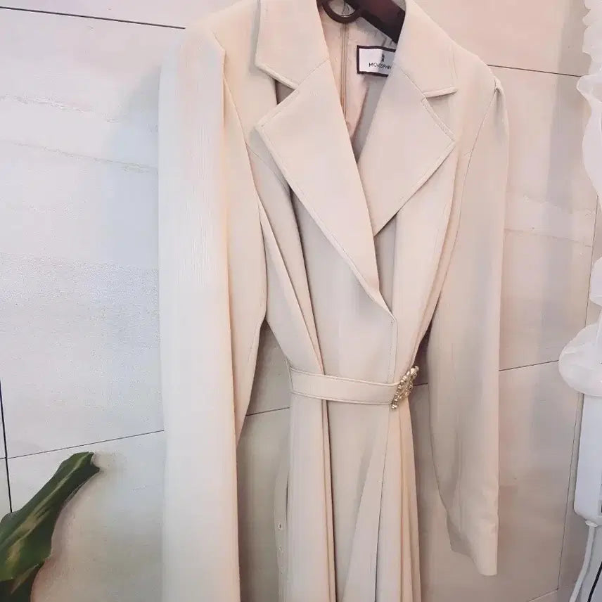 [BUNJANG] MOJO.S.PHINE Park Shin-hye Dress Beige / 모조에스핀 정장 원피스 박신혜 소개팅룩  23F 새상품 매장가