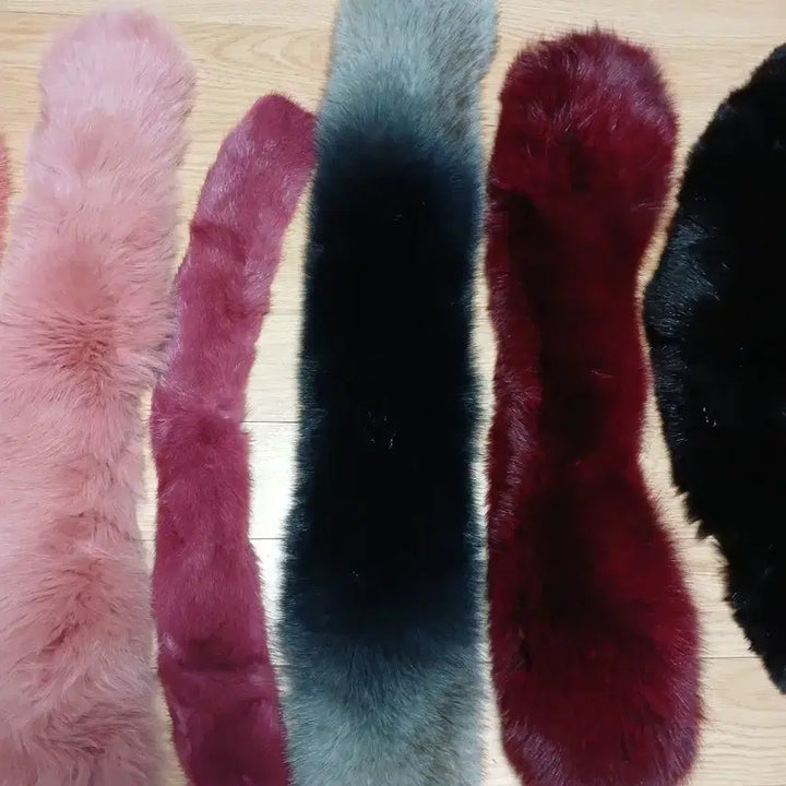 [BUNJANG] Mink and Fox Fur Scarves Bundle Set / 13개 밍크 폭스 목도리 코트에다는거