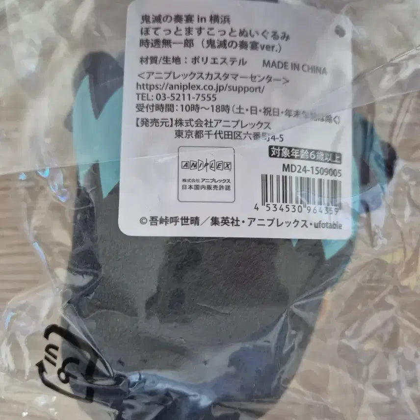 [BUNJANG] Demon Slayer Muichiro Tokito Plush Doll / 귀멸의 칼날 요코하마 연주회 무이치로 누이 인형