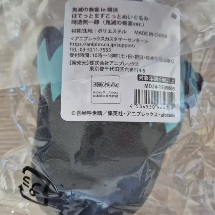 [BUNJANG] Demon Slayer Muichiro Tokito Plush Doll / 귀멸의 칼날 요코하마 연주회 무이치로 누이 인형