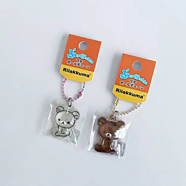 [BUNJANG] San-X Rilakkuma & Korilakkuma Bubble Key Holder / [산엑스] 미니 리락쿠마 버블 키홀더 (1매) 키링 코리락