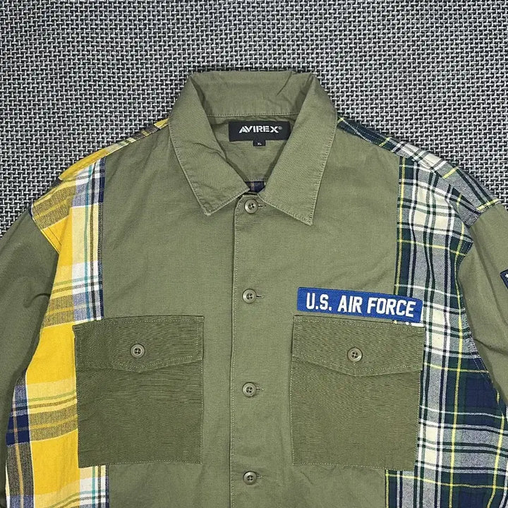 [BUNJANG] AVIREX Khaki Shirt (XL) / AVIREX 아비렉스 셔츠 (XL)