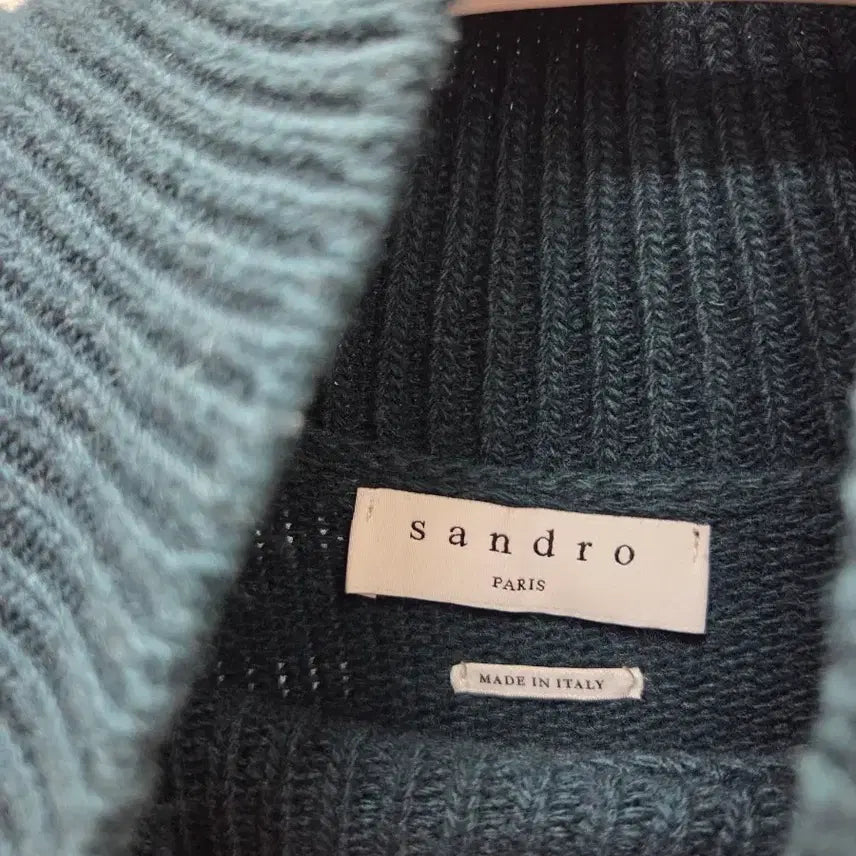 [BUNJANG] Sandro Wool Cashmere Turtleneck Sweater / 산드로 울캐시미어 터틀넥 스웨터