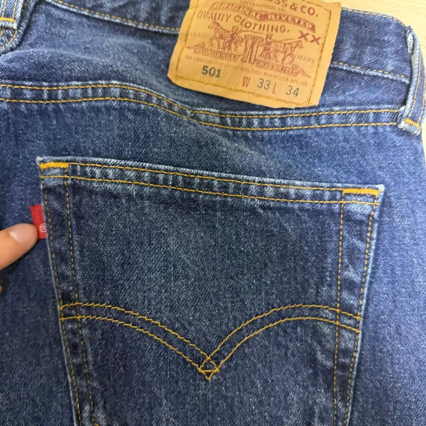 [BUNJANG] Levi's 501 90s Made in USA Jeans / 리바이스 501 90s Made in USA 33/34