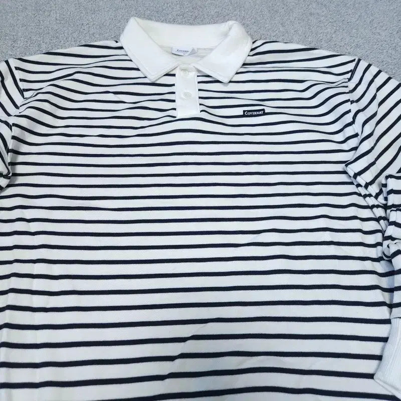 [BUNJANG] Covernat Long Sleeve Polo Shirt / [M] 커버낫 긴팔 카라티