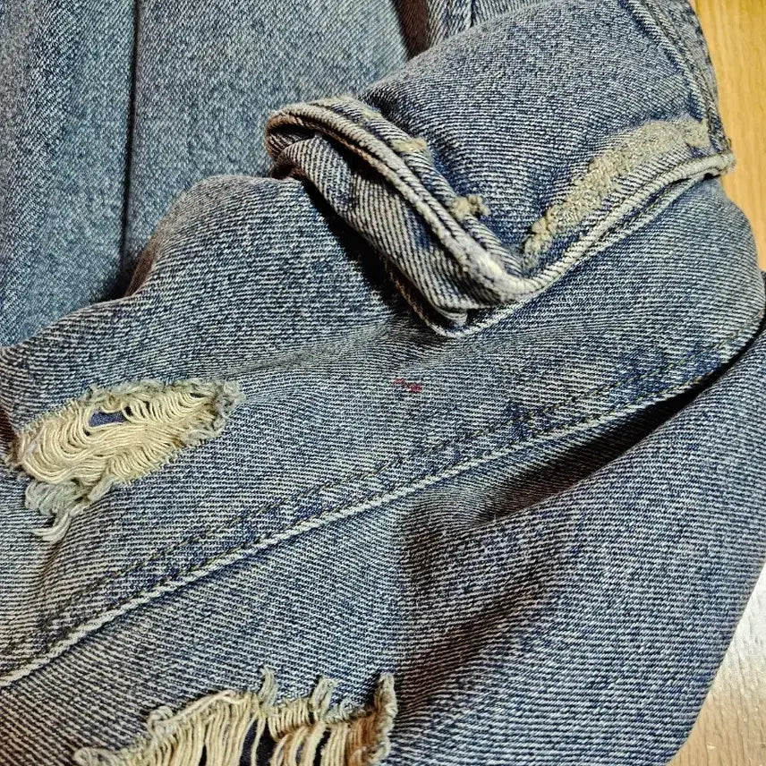 [BUNJANG] Juang Homme Denim MA-1 Jacket (M) / 주앙옴므 DENIM MA-1 JACKET m 데님자켓