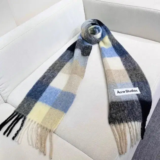 [BUNJANG] Acne Studios Checkered Scarf / 아크네 스튜디오 체크 머플러 스카프