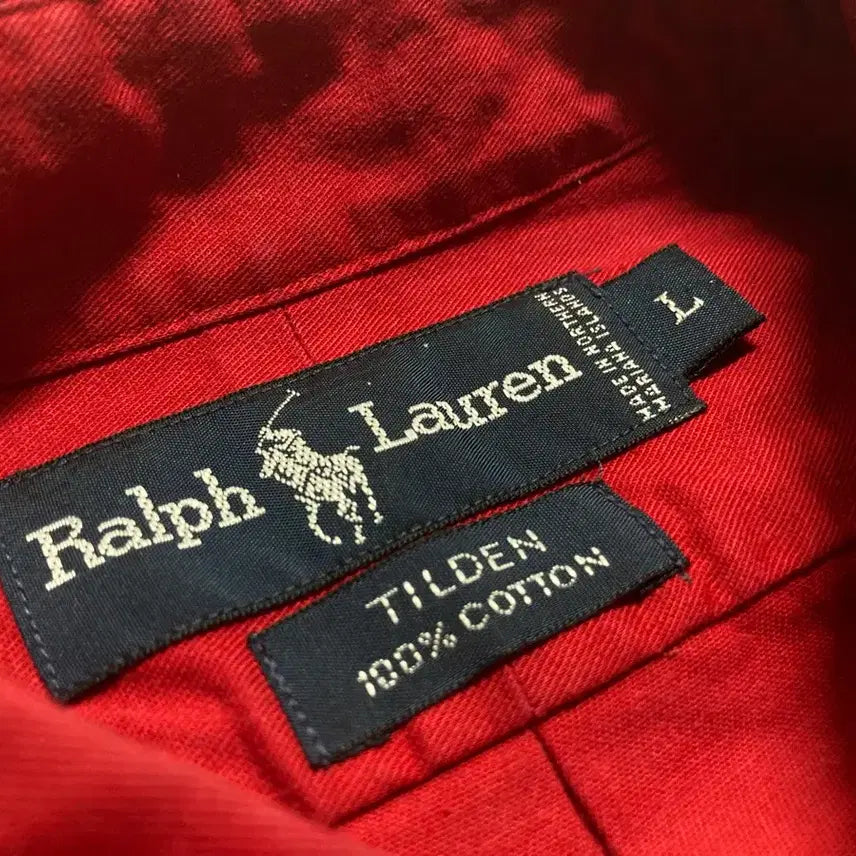 [BUNJANG] Polo Ralph Lauren Shield Logo Oversized Shirt / 90s 폴로 랄프로렌 방패 로고 오버핏 셔츠 105-110