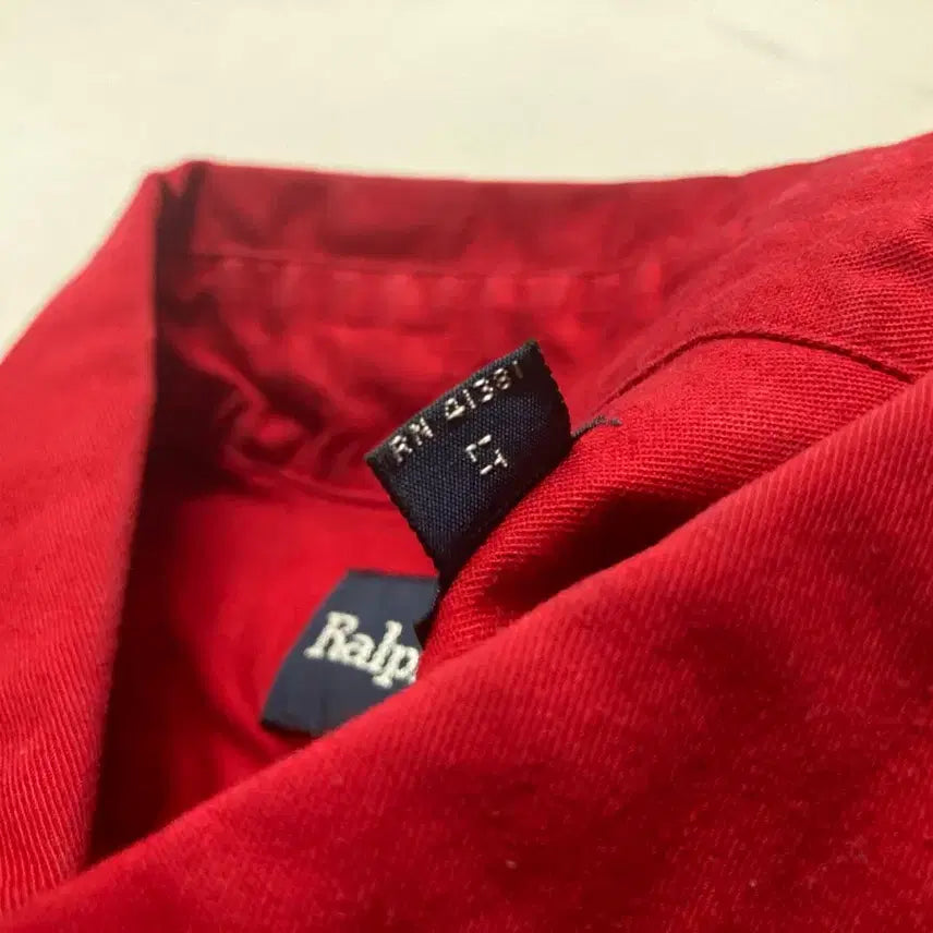 [BUNJANG] Polo Ralph Lauren Shield Logo Oversized Shirt / 90s 폴로 랄프로렌 방패 로고 오버핏 셔츠 105-110