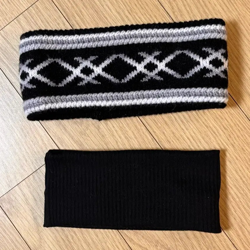 [BUNJANG] Hairband Set / 니트 헤어밴드 2개 세트