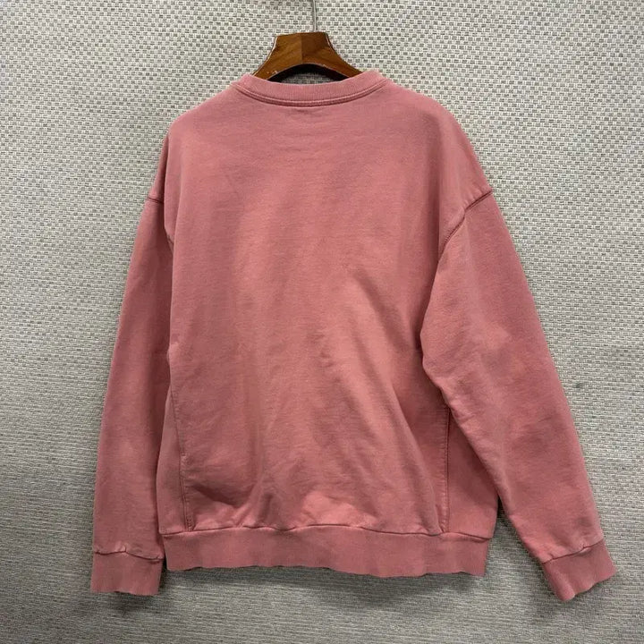 [BUNJANG] NBA Pink Embroidered Logo Casual Sweatshirt / NBA 핑크 자수로고 캐주얼 맨투맨 L M10549
