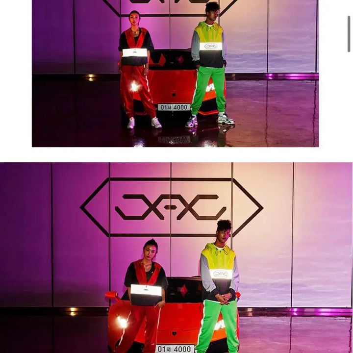 [BUNJANG] JNJ International JAJ Symbol Anorak Lime (Used) / 제이엔제이 인터네셔널 JAJ SYMBOL ANORAK LIME