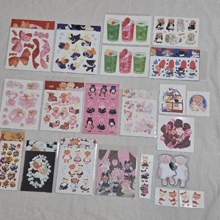 [BUNJANG] Yulbamgom Sticker Bundle Set / [택포] 율밤곰 다꾸 씰스티커 일괄 처분