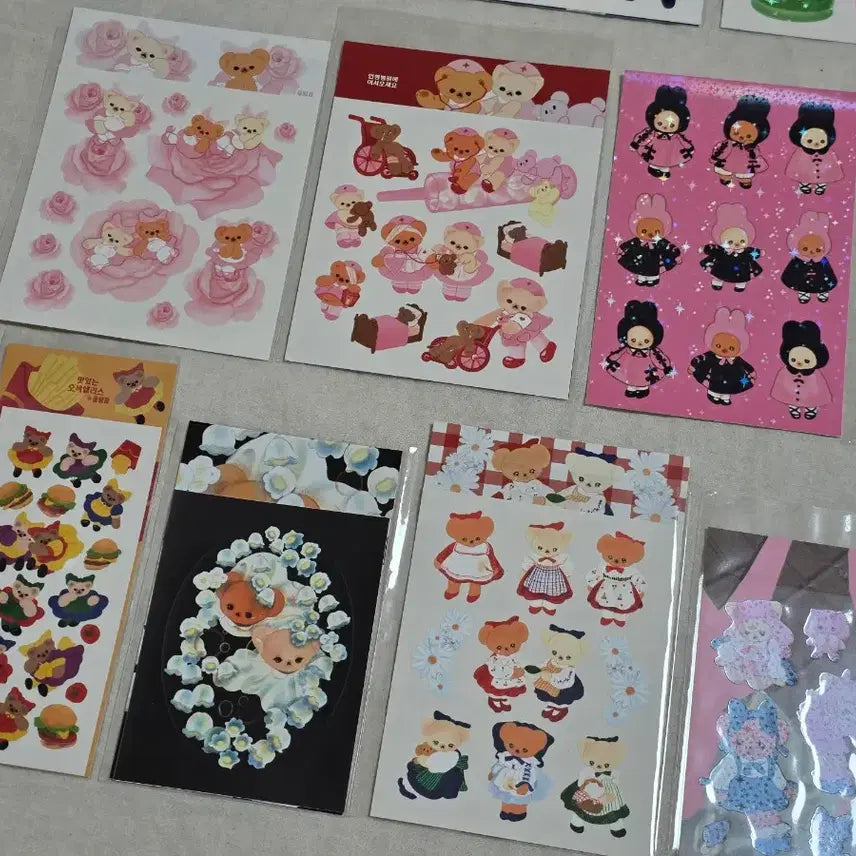 [BUNJANG] Yulbamgom Sticker Bundle Set / [택포] 율밤곰 다꾸 씰스티커 일괄 처분