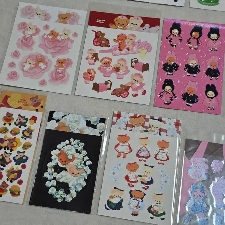 [BUNJANG] Yulbamgom Sticker Bundle Set / [택포] 율밤곰 다꾸 씰스티커 일괄 처분