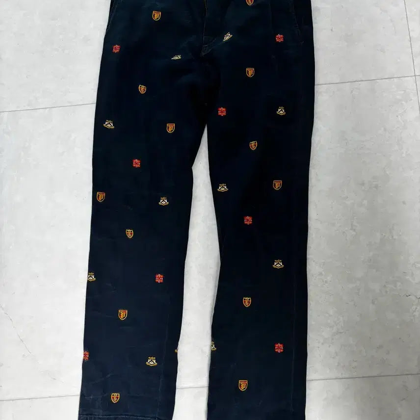 [BUNJANG] Polo Shield Embroidery Straight Fit Jeans / 폴로 방패자수