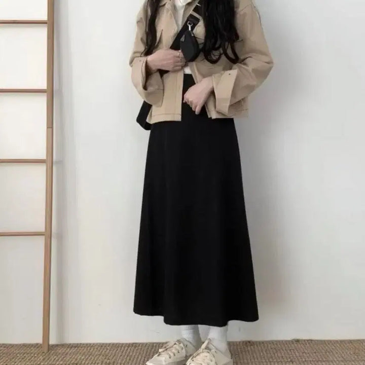 [BUNJANG] Stitch Cream Loose Cotton Jacket / 스티치 크림 루즈 면자켓