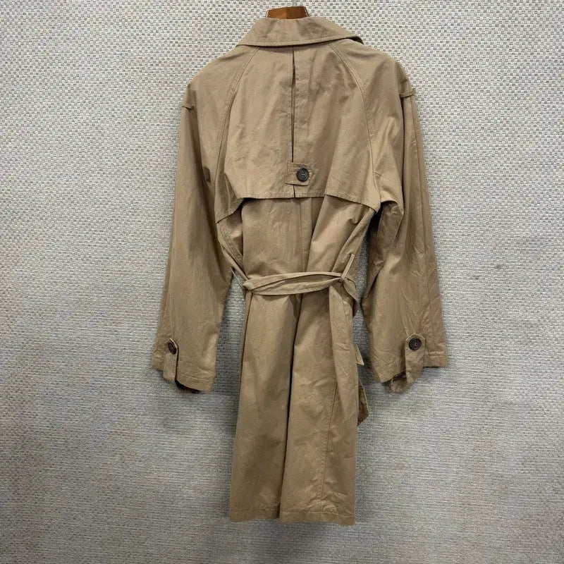 [BUNJANG] ZARA Beige Long Trench Coat Jacket / 자라 ZARA 베이지 롱 트렌치 코트 자켓 S M10547