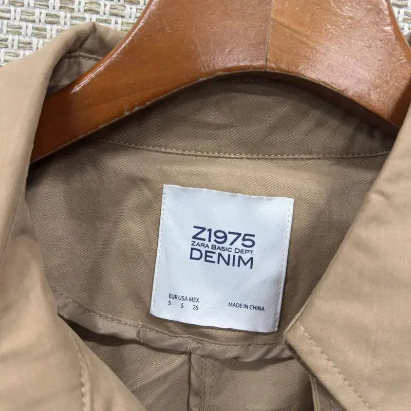 [BUNJANG] ZARA Beige Long Trench Coat Jacket / 자라 ZARA 베이지 롱 트렌치 코트 자켓 S M10547