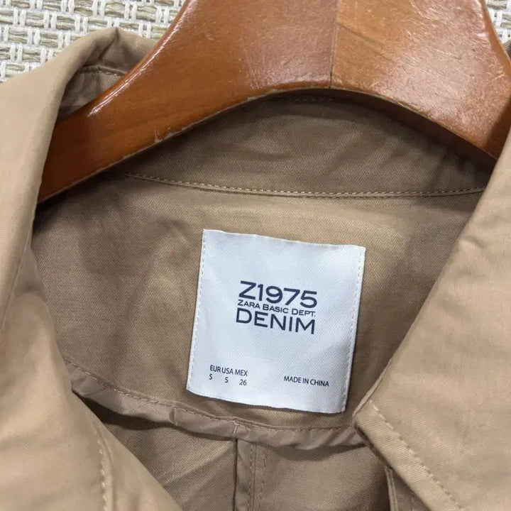 [BUNJANG] ZARA Beige Long Trench Coat Jacket / 자라 ZARA 베이지 롱 트렌치 코트 자켓 S M10547