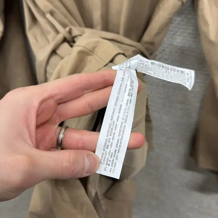 [BUNJANG] ZARA Beige Long Trench Coat Jacket / 자라 ZARA 베이지 롱 트렌치 코트 자켓 S M10547