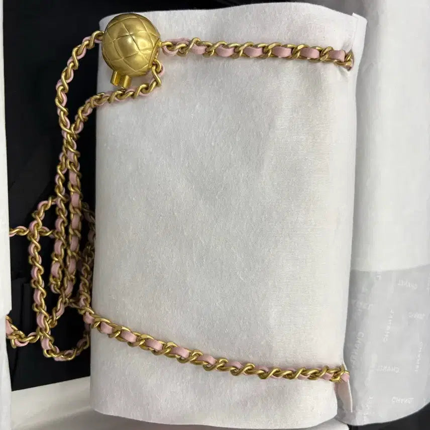[BUNJANG] Chanel Classic New Mini Bag (Pink) / 샤넬 클래식 뉴미니 골드볼 핑크